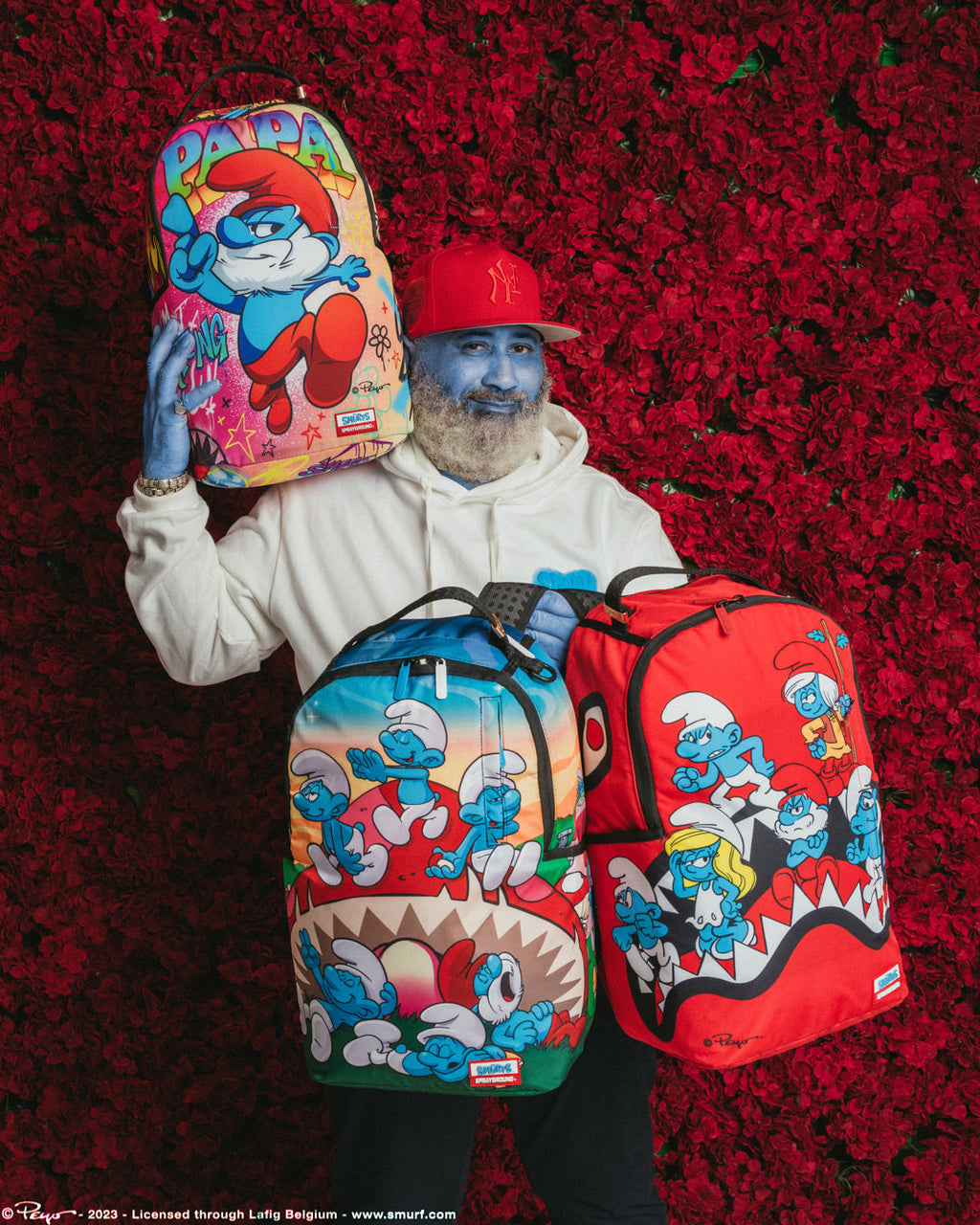 Limited Edition SMURFS SHARK BOUNCE BACKPACK