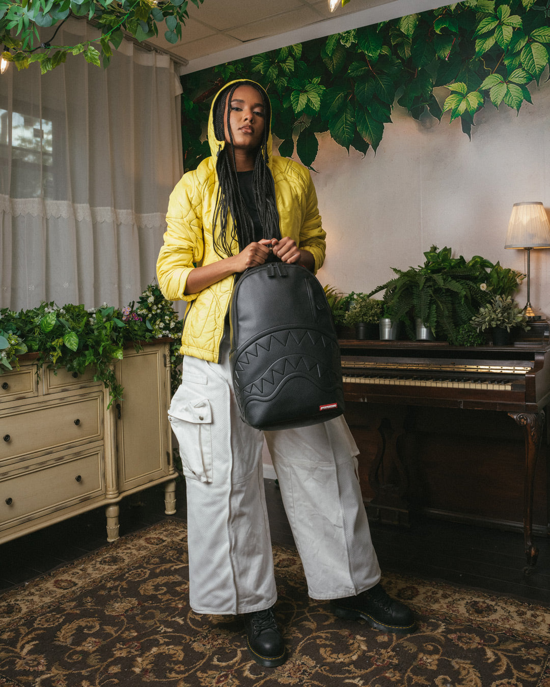 Limited Edition EMBOSSED SHARK TRAVELER BACKPACK DLXV