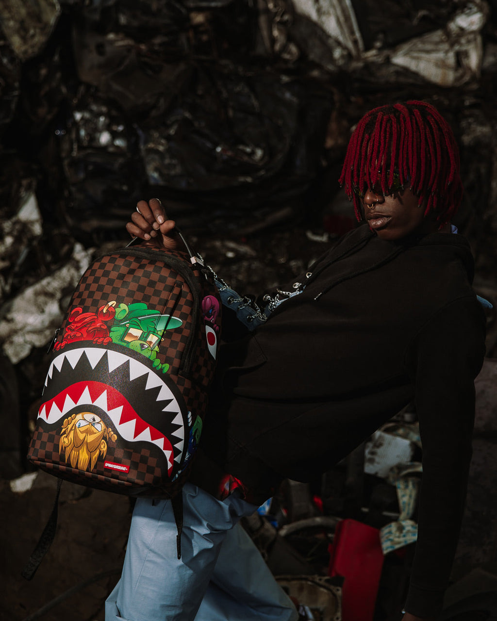 Limited Edition SHARKS IN PARIS CHARACTERS SNEAKIN BACKPACK DLXV