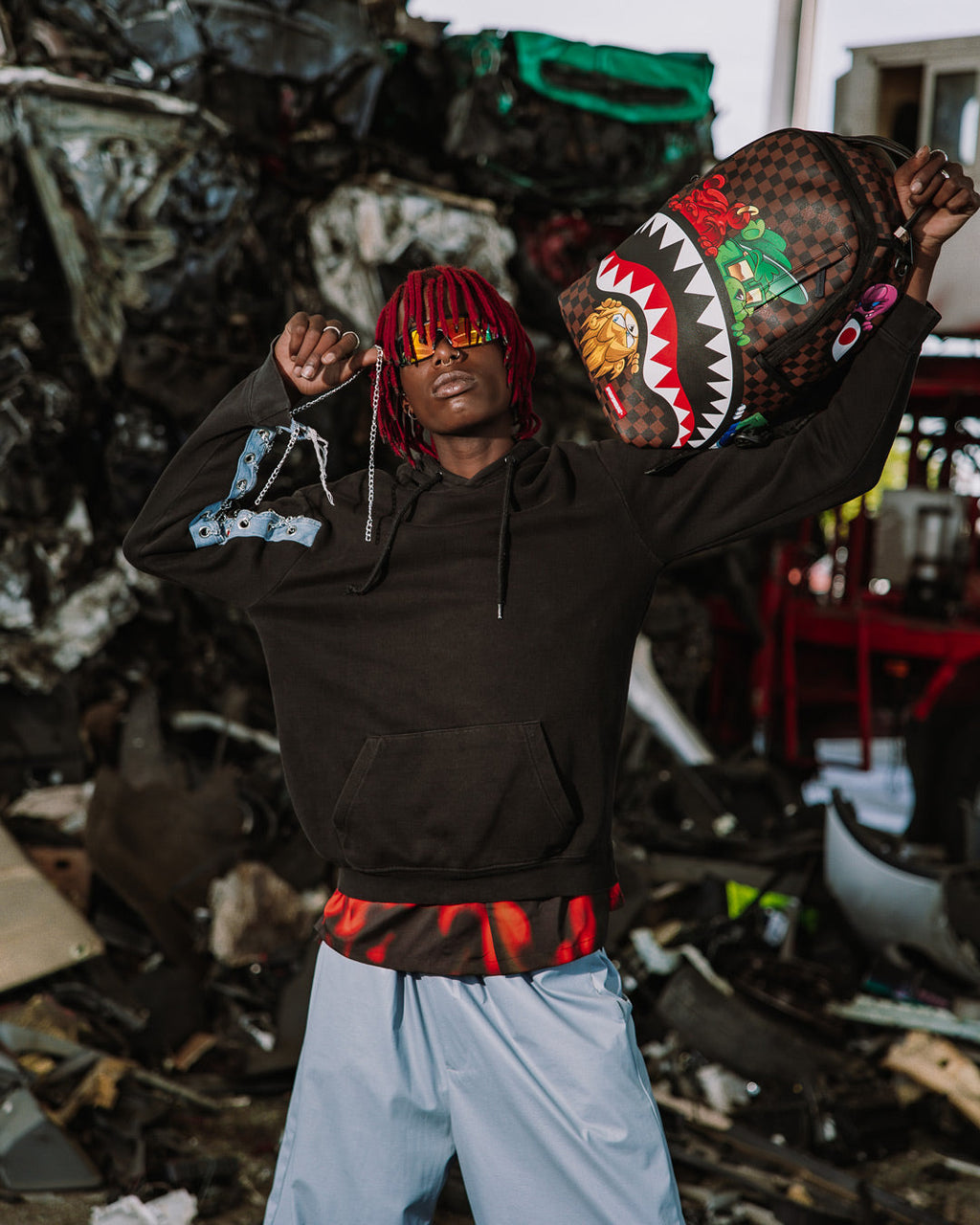 Limited Edition SHARKS IN PARIS CHARACTERS SNEAKIN BACKPACK DLXV