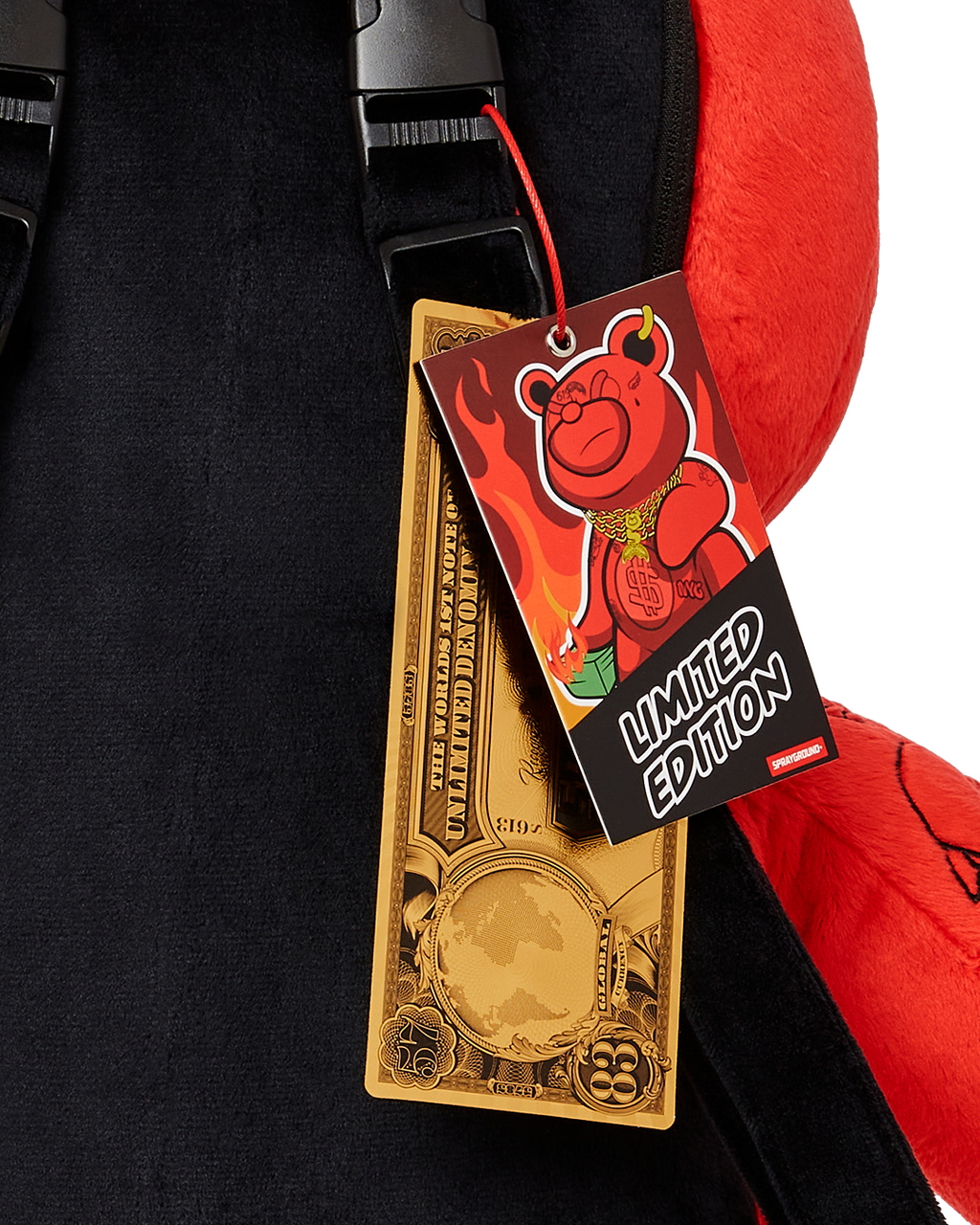 Limited Edition DIABLO PLUSH TEDDYBEAR BACKPACK
