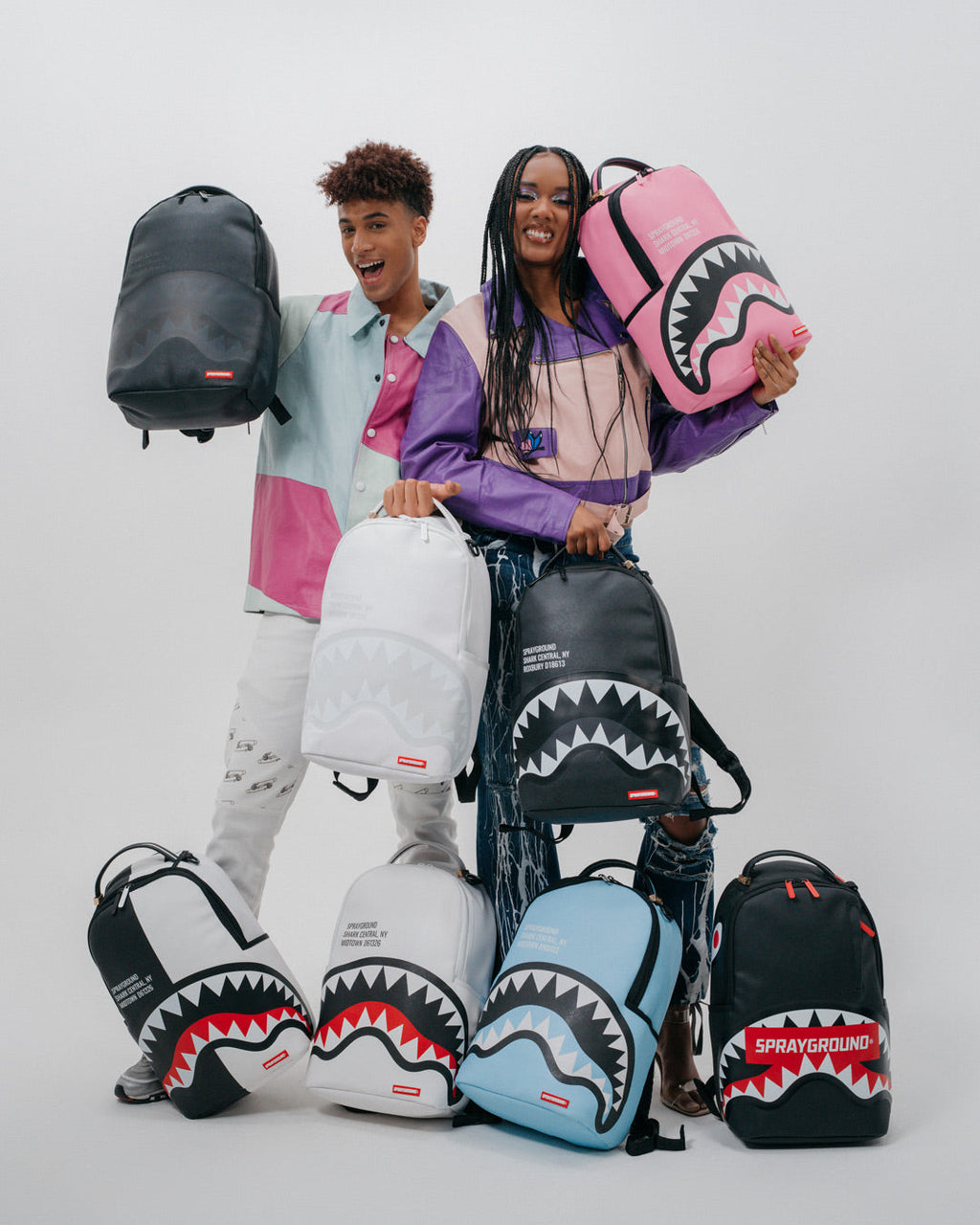 Limited Edition SHARK CENTRAL BACKPACK WHTWHT DLXV
