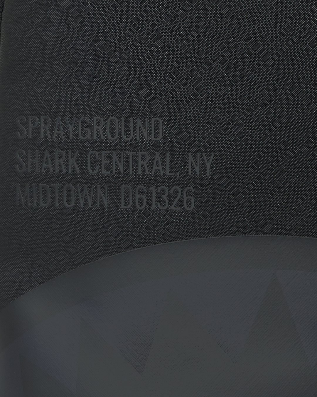 Limited Edition SHARK CENTRAL BLK ON BLK BACKPACK DLXV