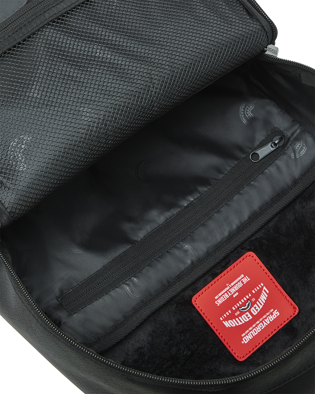 Limited Edition SHARK CENTRAL BLK ON BLK BACKPACK DLXV