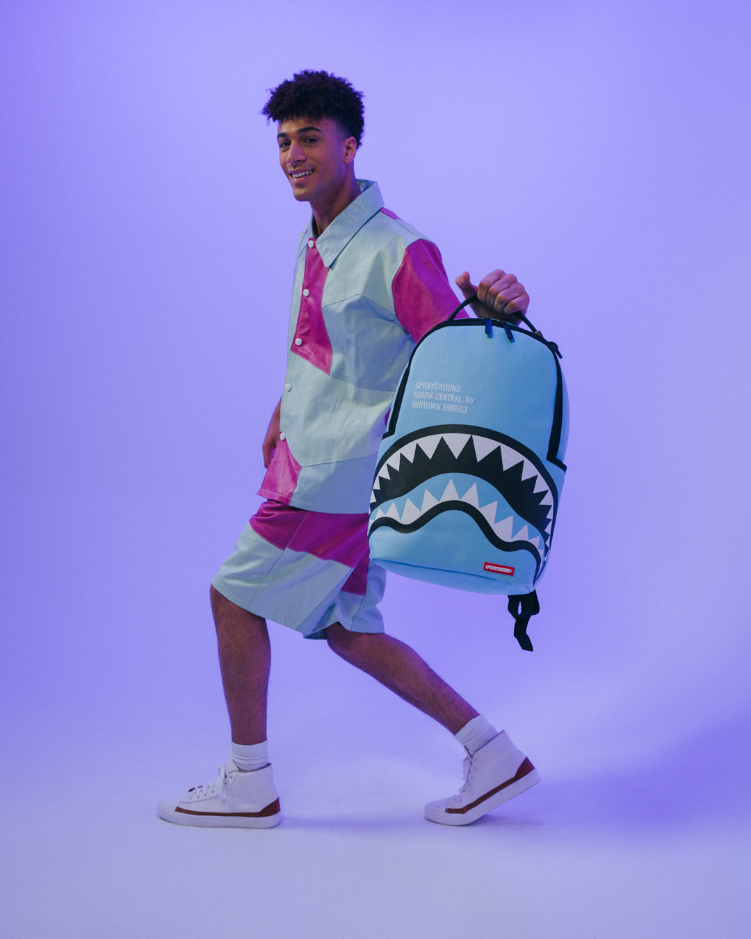 Limited Edition SHARK CENTRAL BLUE BACKPACK DLXV