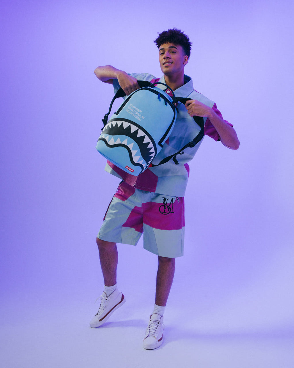 Limited Edition SHARK CENTRAL BLUE BACKPACK DLXV