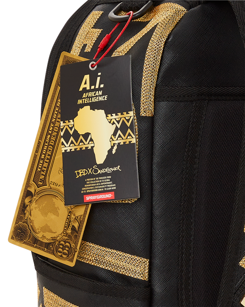 Limited Edition A.I.8 AFRICAN INTELLIGENCE PATH TO THE FUTURE II BACKPACK DLXV