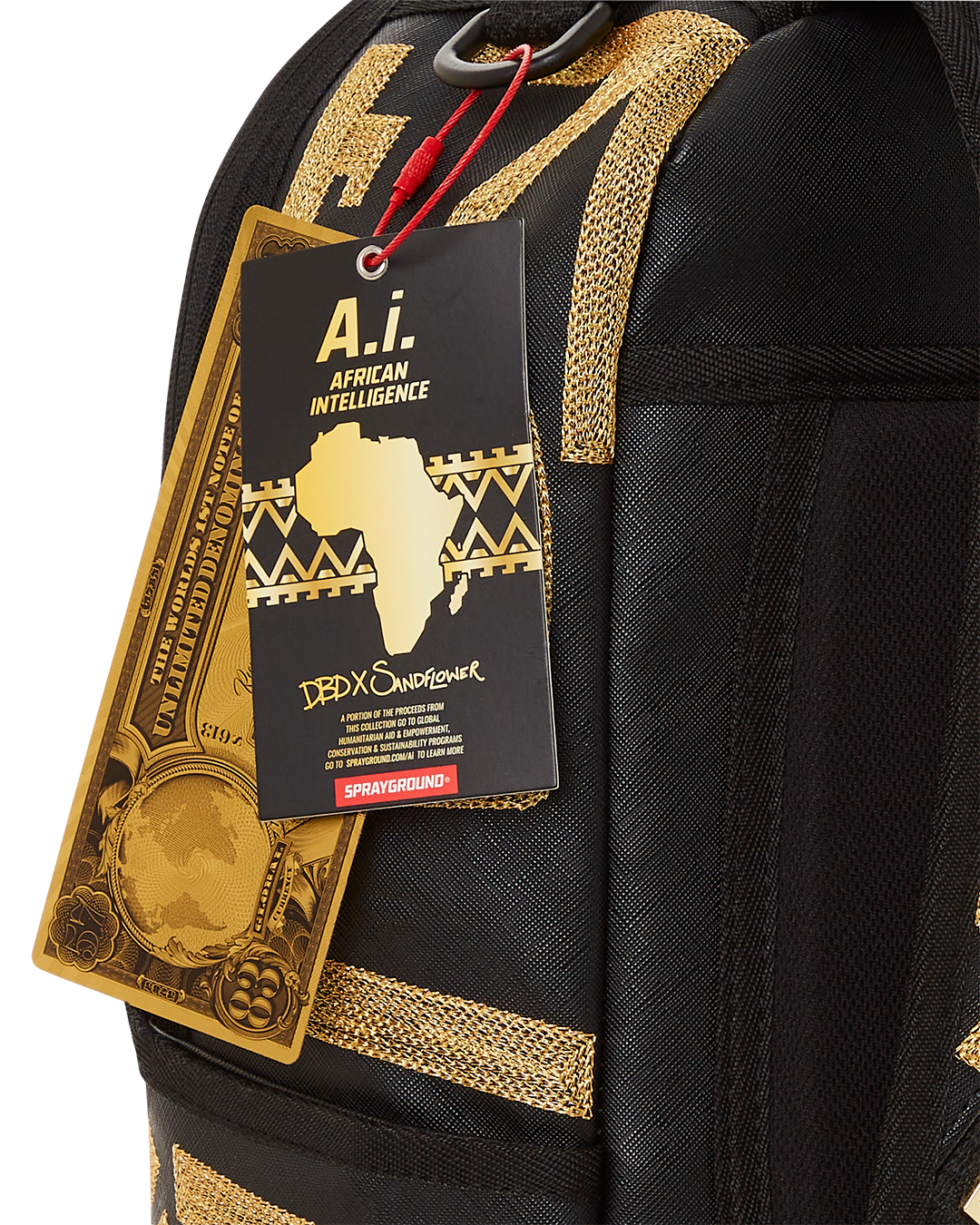 Limited Edition A.I.8 AFRICAN INTELLIGENCE PATH TO THE FUTURE II BACKPACK DLXV