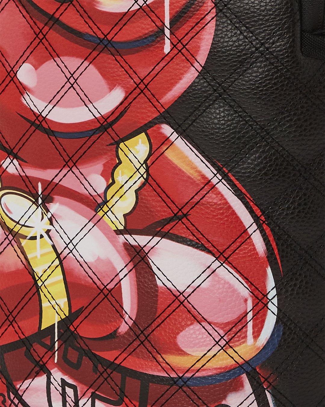 Limited Edition QUILT HAND PAINTED DIABLO BEAR BACKPACK DLXV