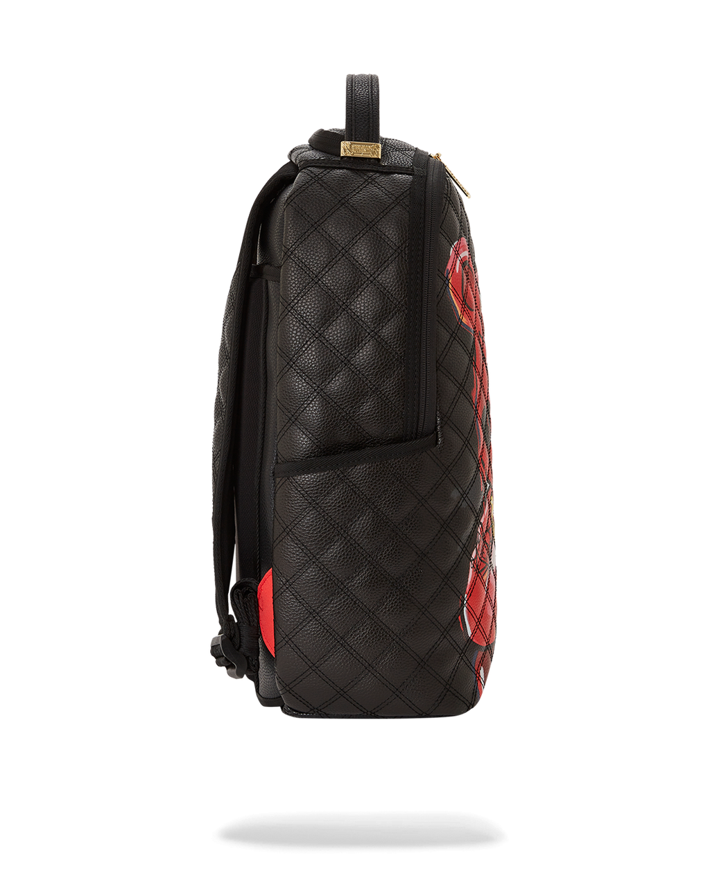 Limited Edition QUILT HAND PAINTED DIABLO BEAR BACKPACK DLXV