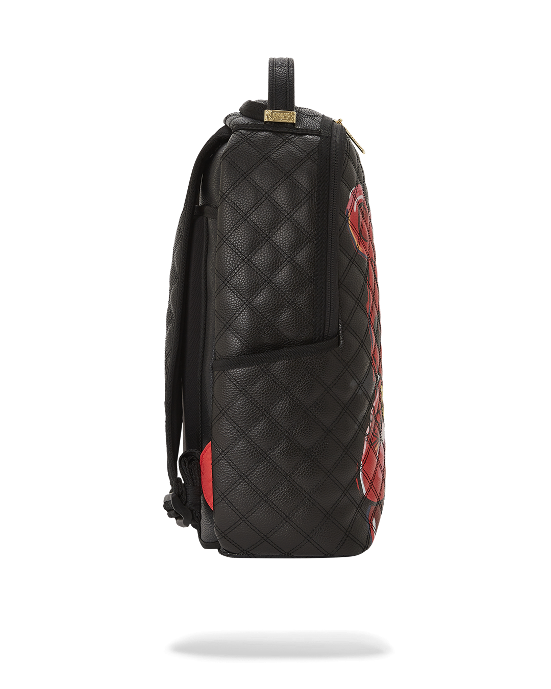 Limited Edition QUILT HAND PAINTED DIABLO BEAR BACKPACK DLXV