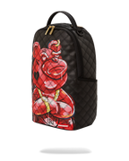 Limited Edition QUILT HAND PAINTED DIABLO BEAR BACKPACK DLXV