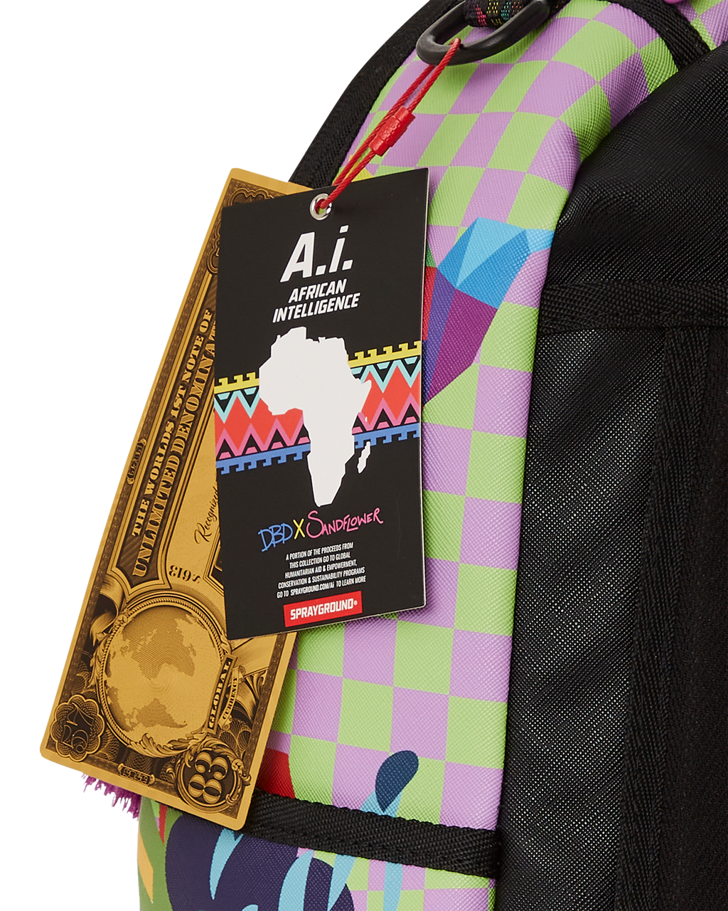 Limited Edition A.I.8 AFRICAN INTELLIGENCE THE LEADER WITHIN BACKPACK DLXV