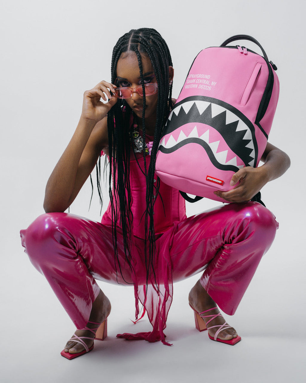 Limited Edition SHARK CENTRAL PINK BACKPACK DLXV