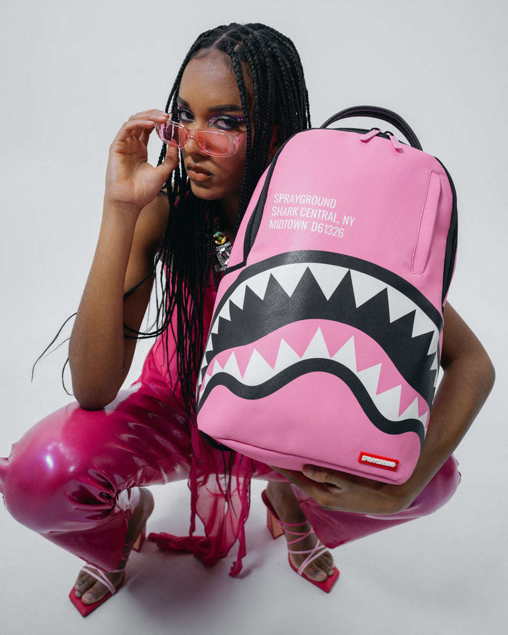 Limited Edition SHARK CENTRAL PINK BACKPACK DLXV