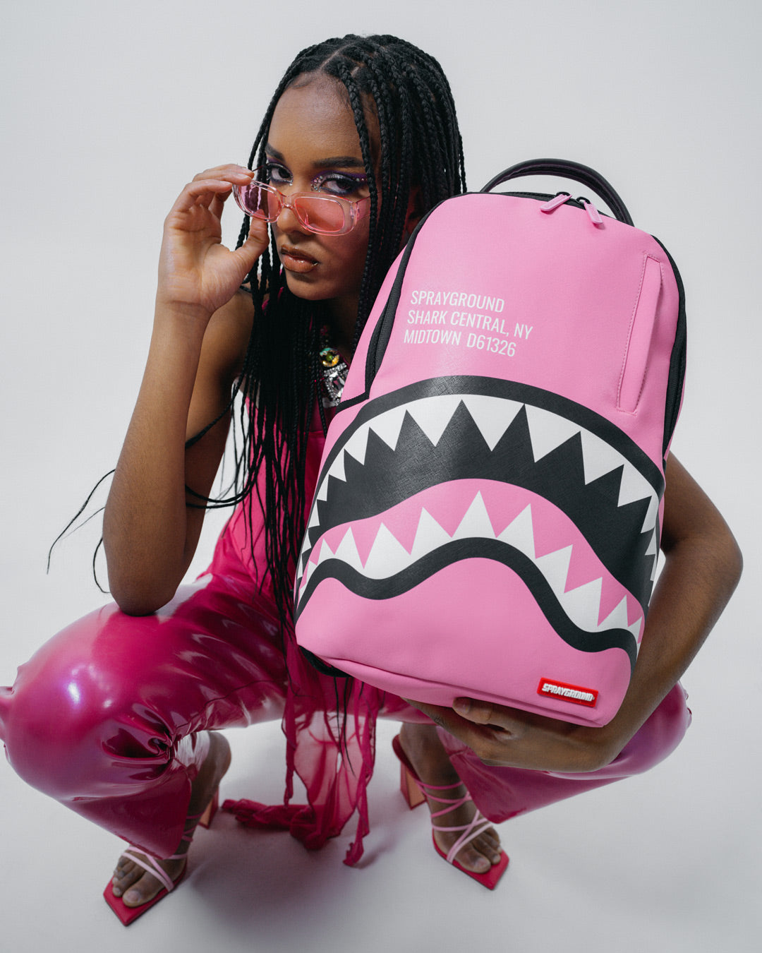 Limited Edition SHARK CENTRAL PINK BACKPACK DLXV