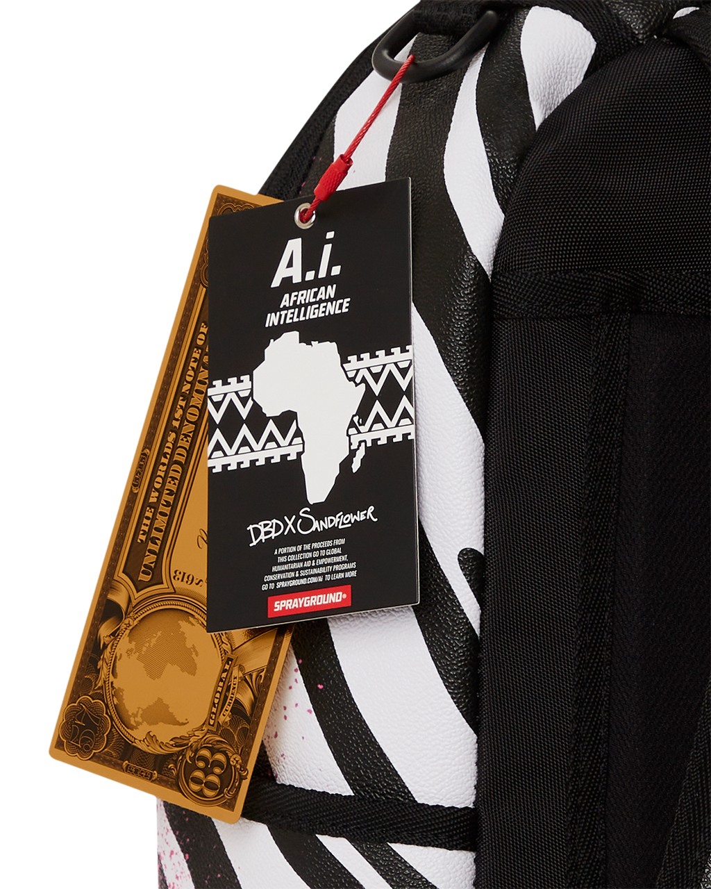 Limited Edition A.I.8 AFRICAN INTELLIGENCE MOTHERLAND LOVE BACKPACK DLXV