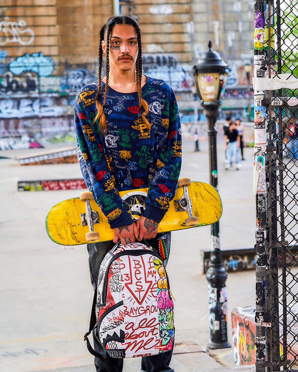 Limited Edition TRI-SPLIT GRAFFITI BACKPACK DLXV