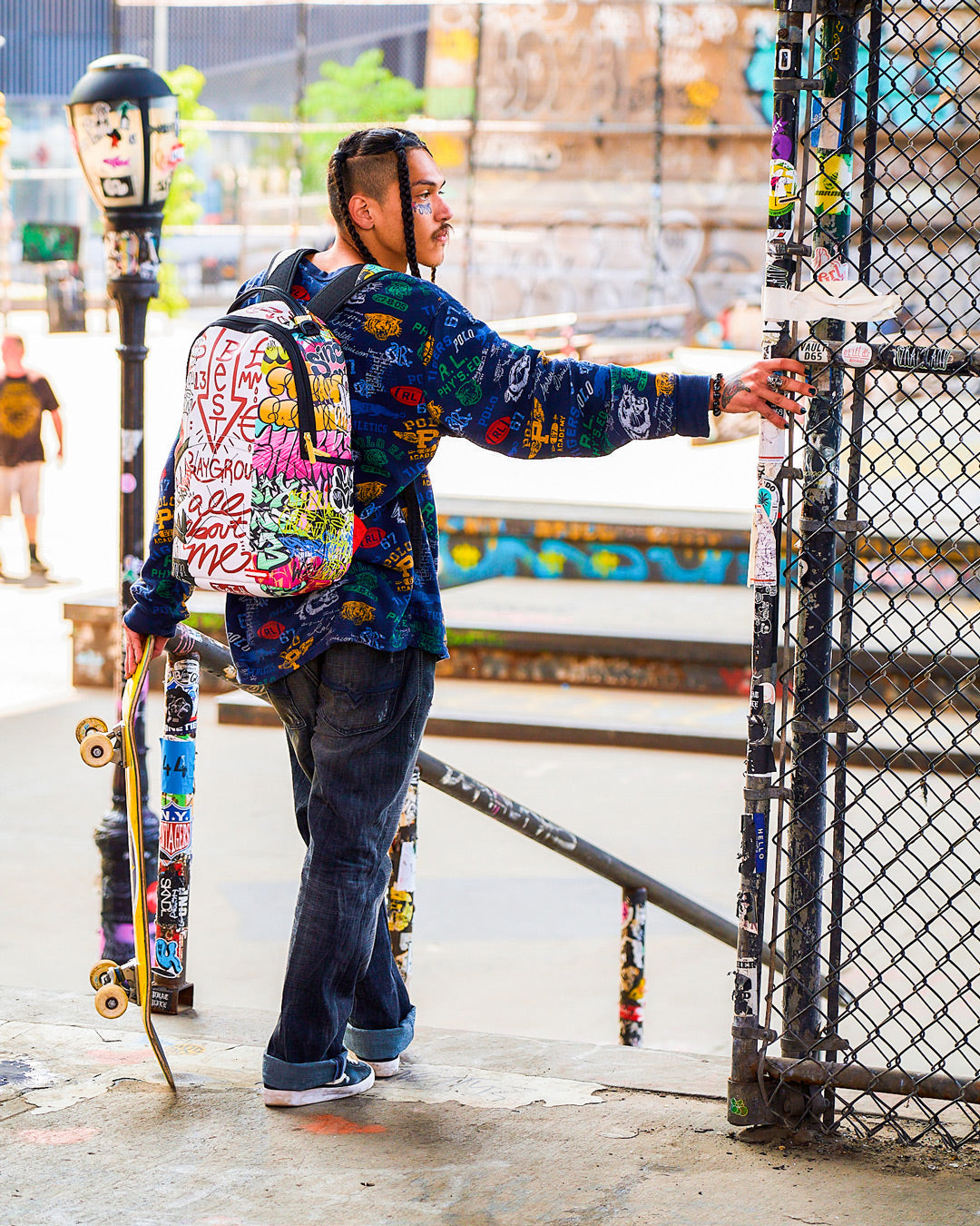 Limited Edition TRI-SPLIT GRAFFITI BACKPACK DLXV