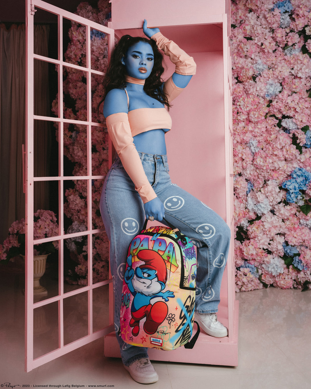 Limited Edition PAPA SMURF ON THE RUN BACKPACK