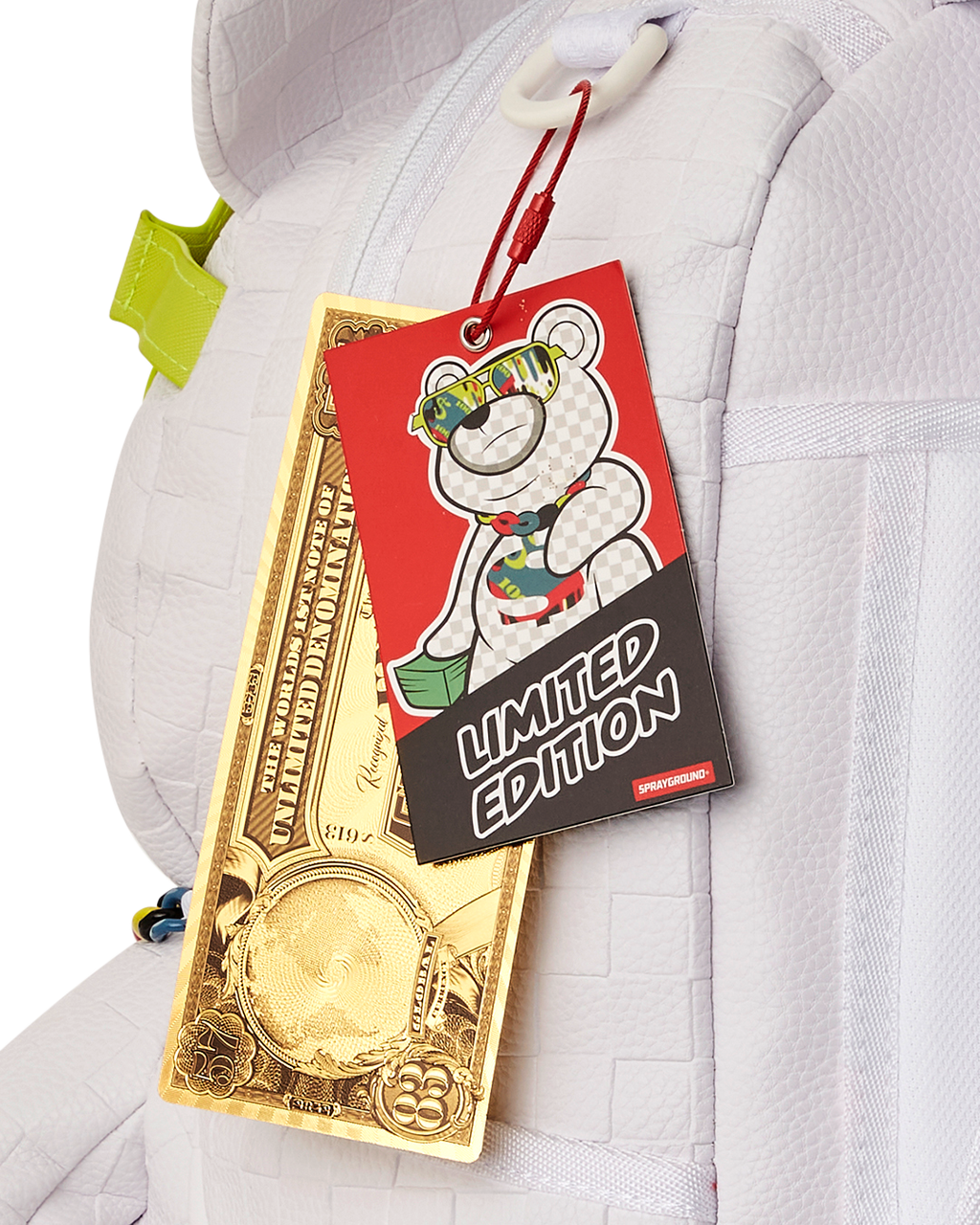 Limited Edition SHOW UP SHOW OUT MONEYBEAR TEDDYBEAR BACKPACK