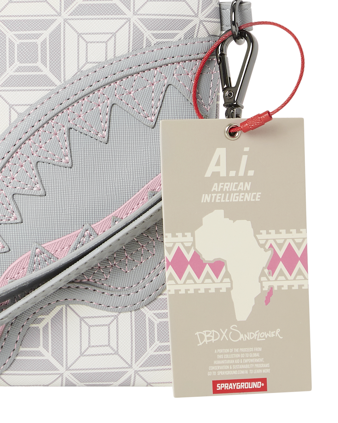 Limited Edition A.I.8 AFRICAN INTELLIGENCE BOOKED & BUSY CROSSOVER CLUTCH