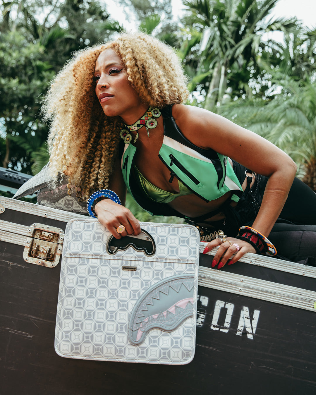 Limited Edition A.I.8 AFRICAN INTELLIGENCE BOOKED & BUSY CITY SAVVY HANDBAG