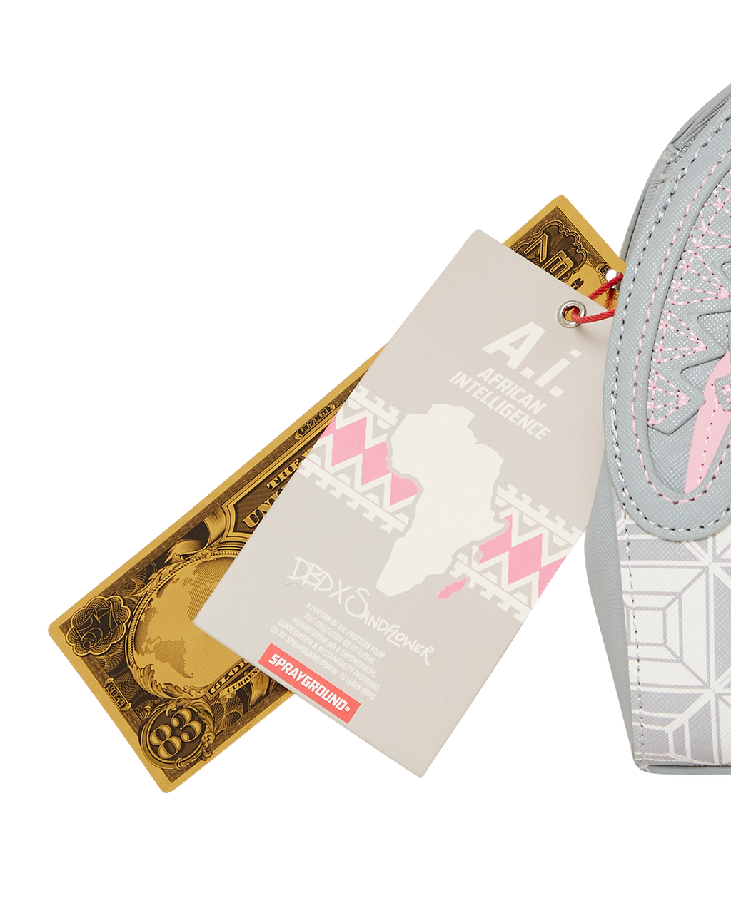 Limited Edition A.I.8 AFRICAN INTELLIGENCE BOOKED & BUSY SHARK HANDBAG