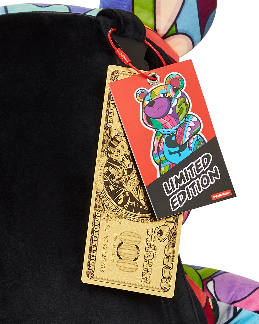Limited Edition STEADY TRIPPIN MONEYBEAR TEDDYBEAR BACKPACK