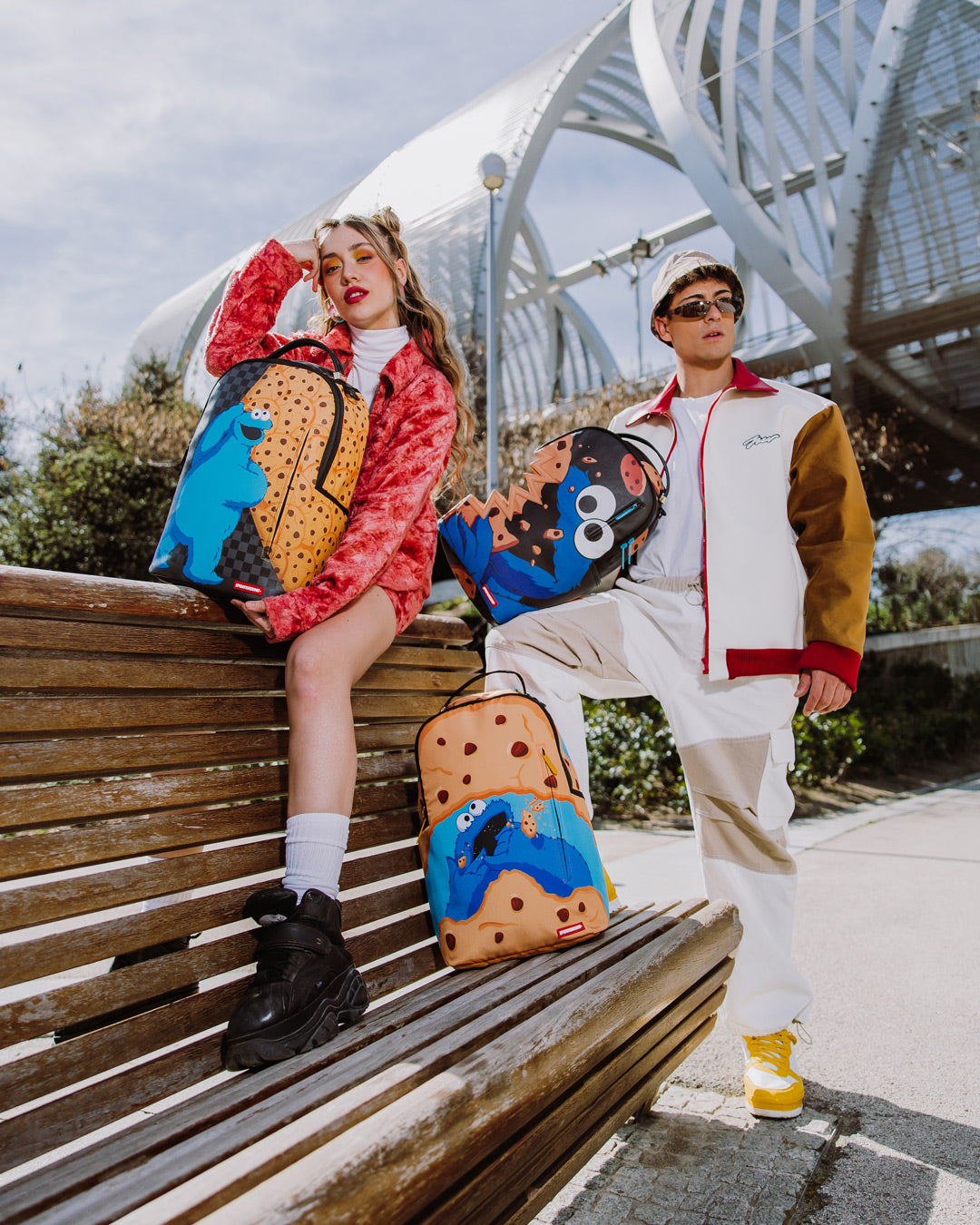 Limited Edition COOKIE MONSTER REVEAL BACKPACK DLXV