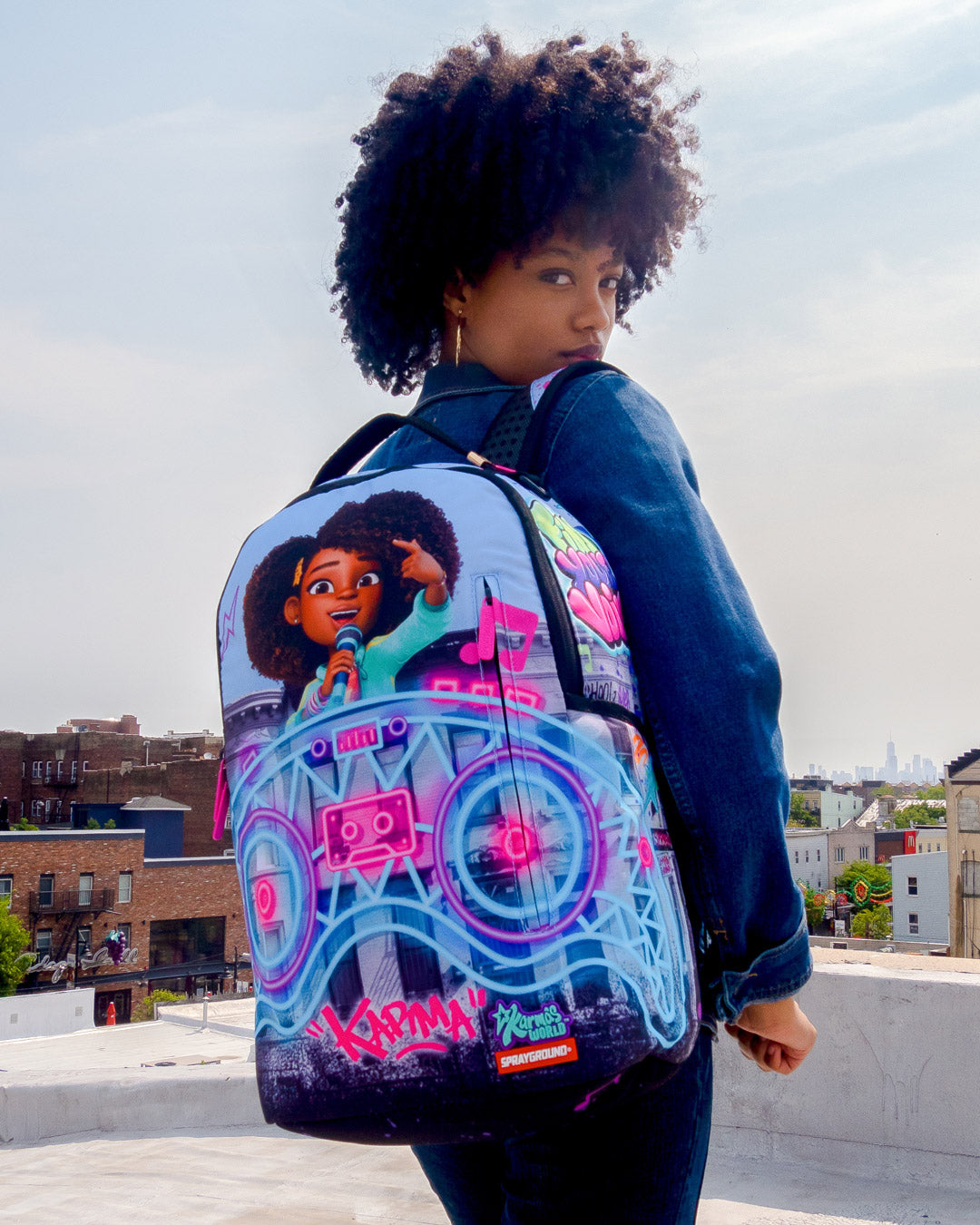Limited Edition KARMAS WORLD TURN UP THE VOLUME BACKPACK