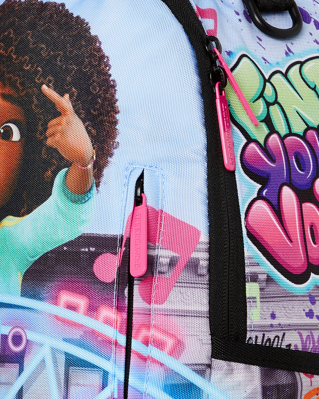 Limited Edition KARMAS WORLD TURN UP THE VOLUME BACKPACK