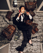 Limited Edition CHECKMATE ROYALE MESSENGER BRICK BAG