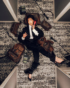 Limited Edition CHECKMATE ROYALE MESSENGER BRICK BAG