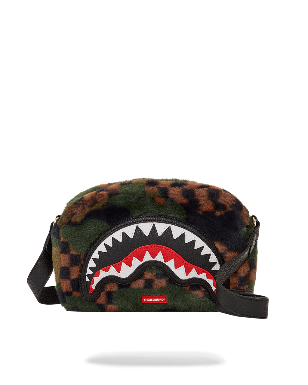 Limited Edition BIG SKY FUR SHARK MESSENGER BRICK BAG