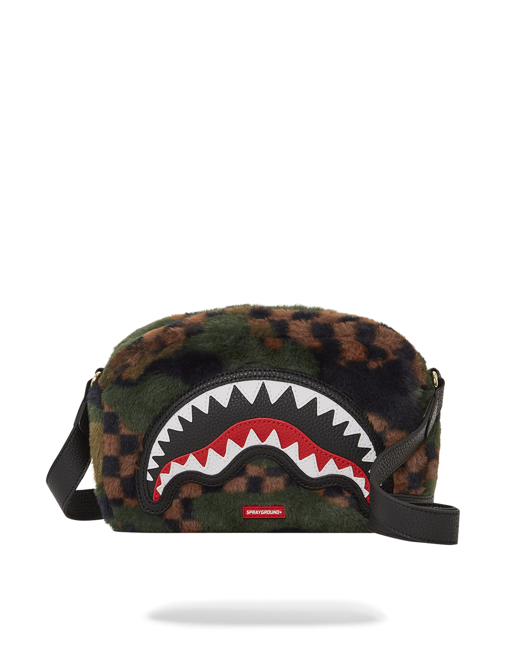 Limited Edition BIG SKY FUR SHARK MESSENGER BRICK BAG
