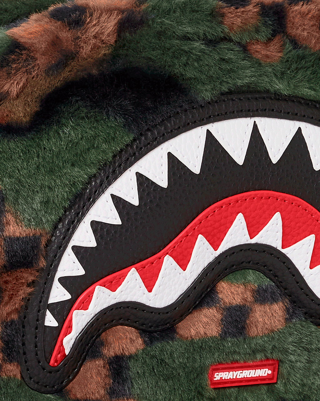 Limited Edition BIG SKY FUR SHARK MESSENGER BRICK BAG