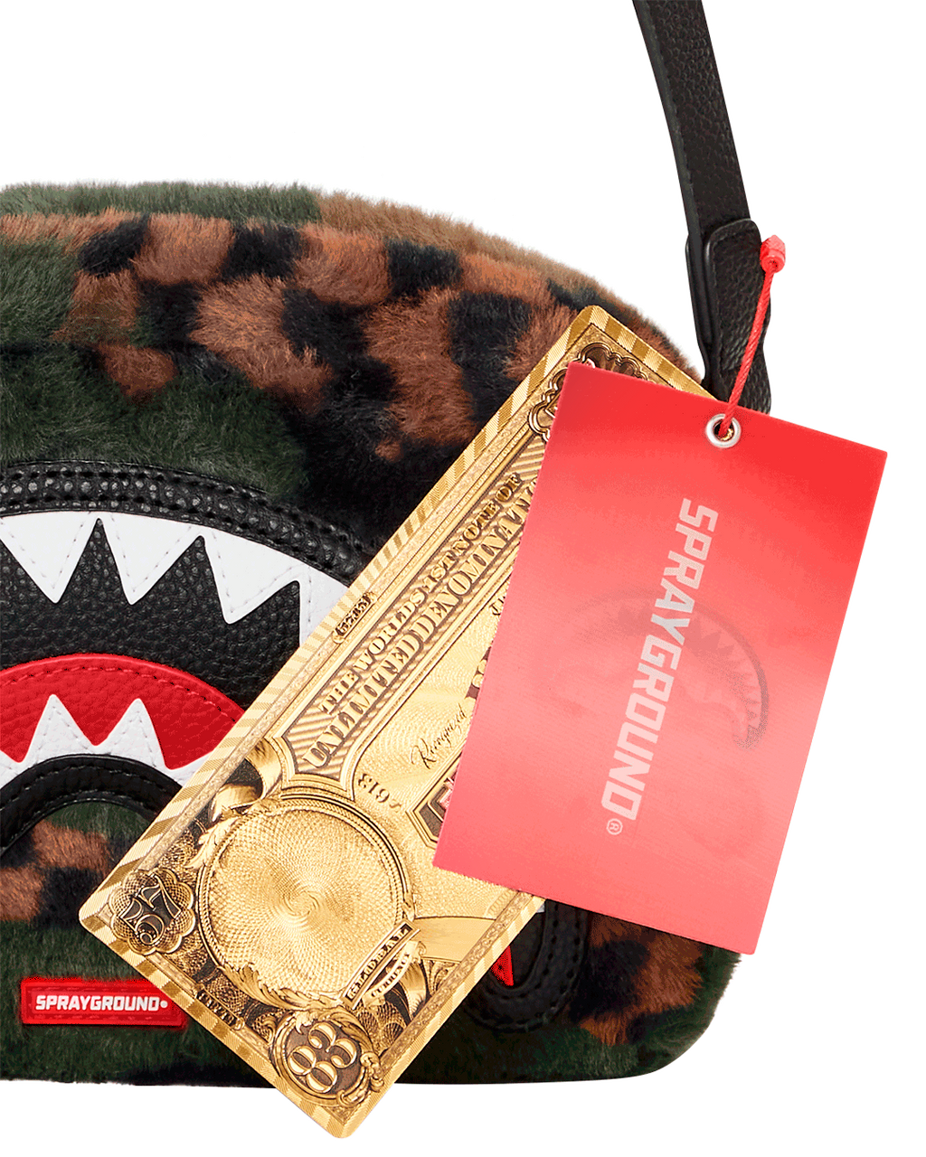 Limited Edition BIG SKY FUR SHARK MESSENGER BRICK BAG