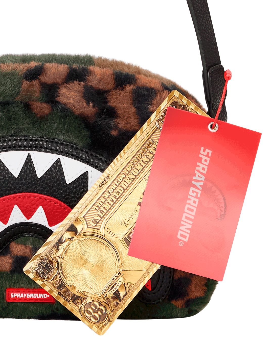 Limited Edition BIG SKY FUR SHARK MESSENGER BRICK BAG