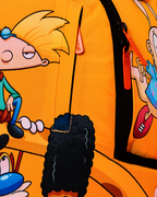 Limited Edition 90s NICK CAT DOG SHARK MOUTH DLXSR BACKPACK