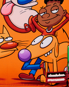Limited Edition 90s NICK CAT DOG SHARK MOUTH DLXSR BACKPACK