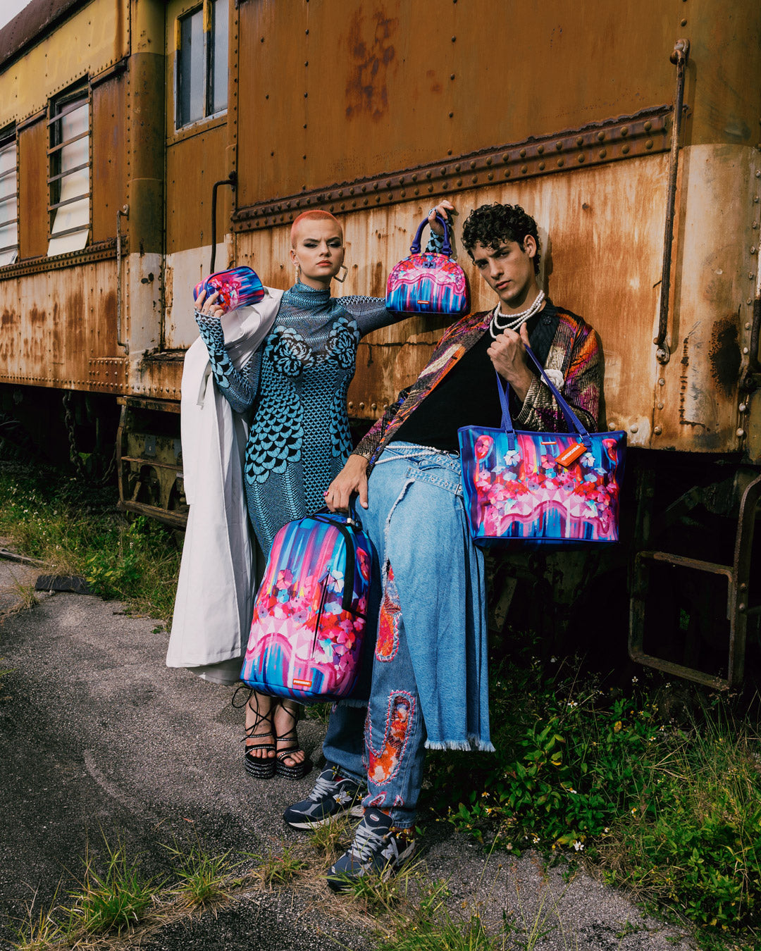 Limited Edition FLORA BOTANICA SHARK HANDBAG