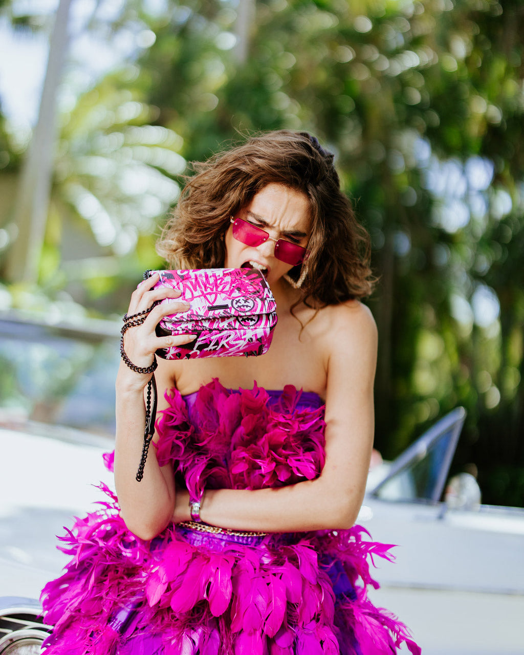 Limited Edition AFTERGLOW SKYGLOW SHARK HANDBAG