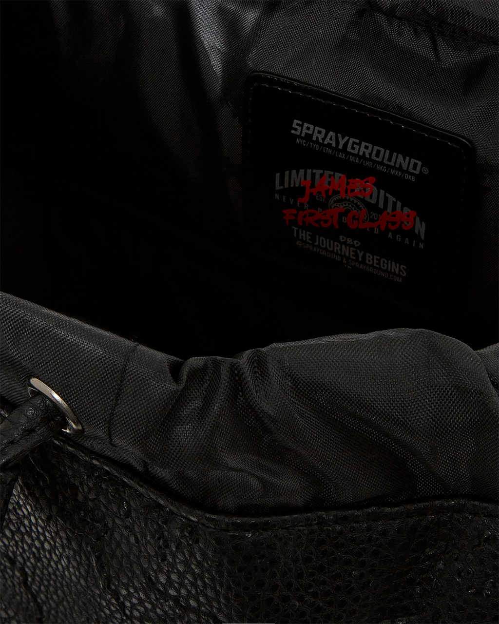 Limited Edition JAMES FIRST CLASS TYCOON TRAVELER MONTE CARLO BACKPACK