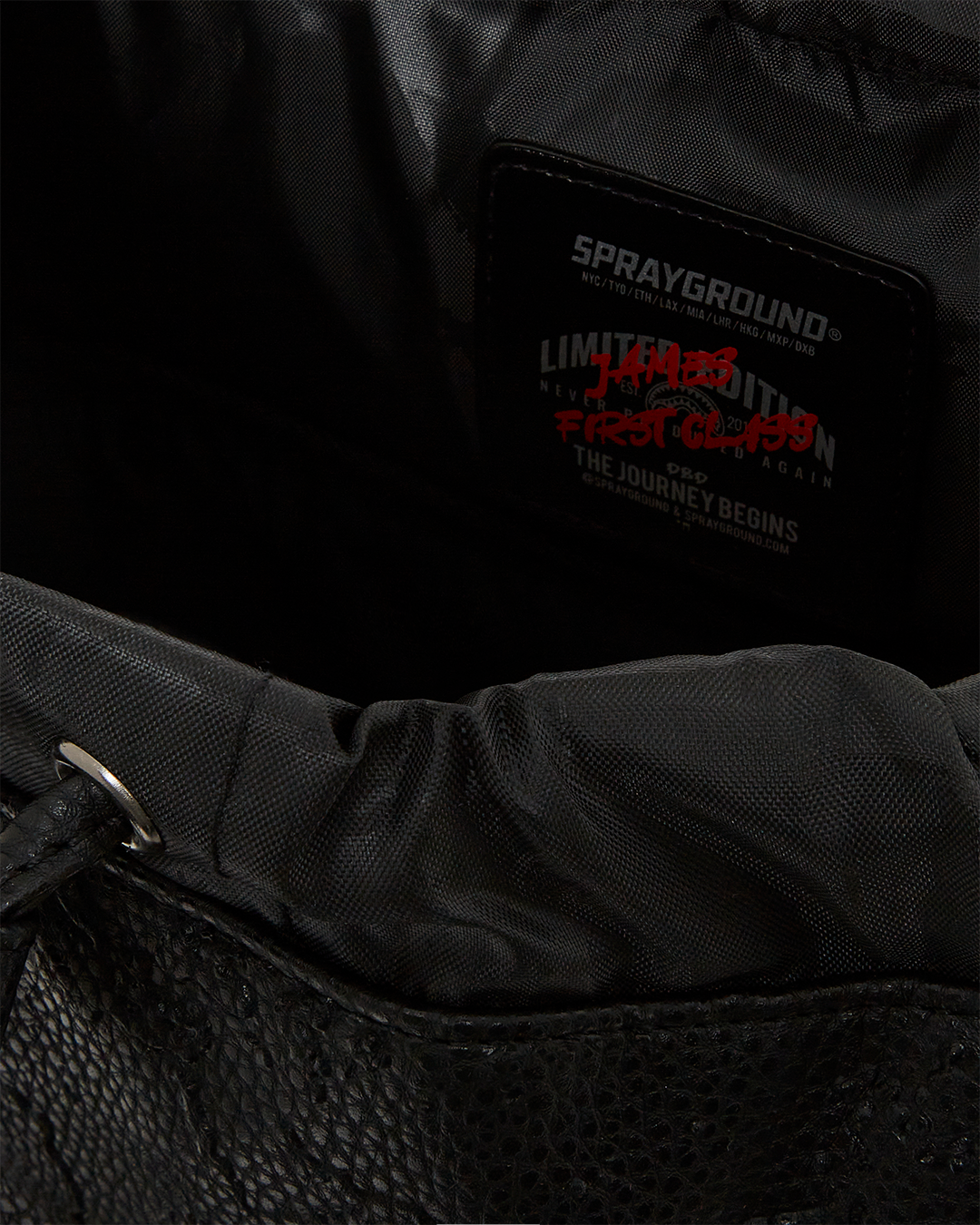 Limited Edition JAMES FIRST CLASS TYCOON TRAVELER MONTE CARLO BACKPACK