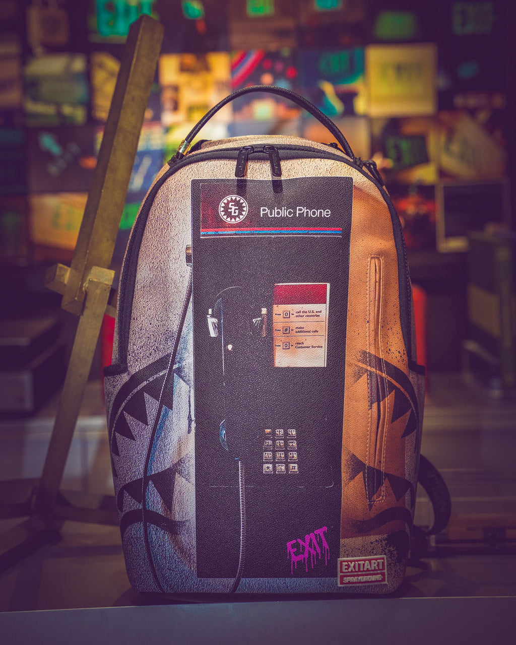 Limited Edition EXIT NYC PAYPHONE BACKPACK