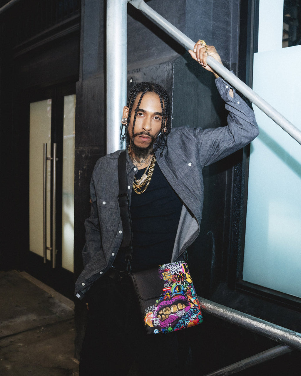 Limited Edition HALF GRAF LIPS MESSENGER BAG