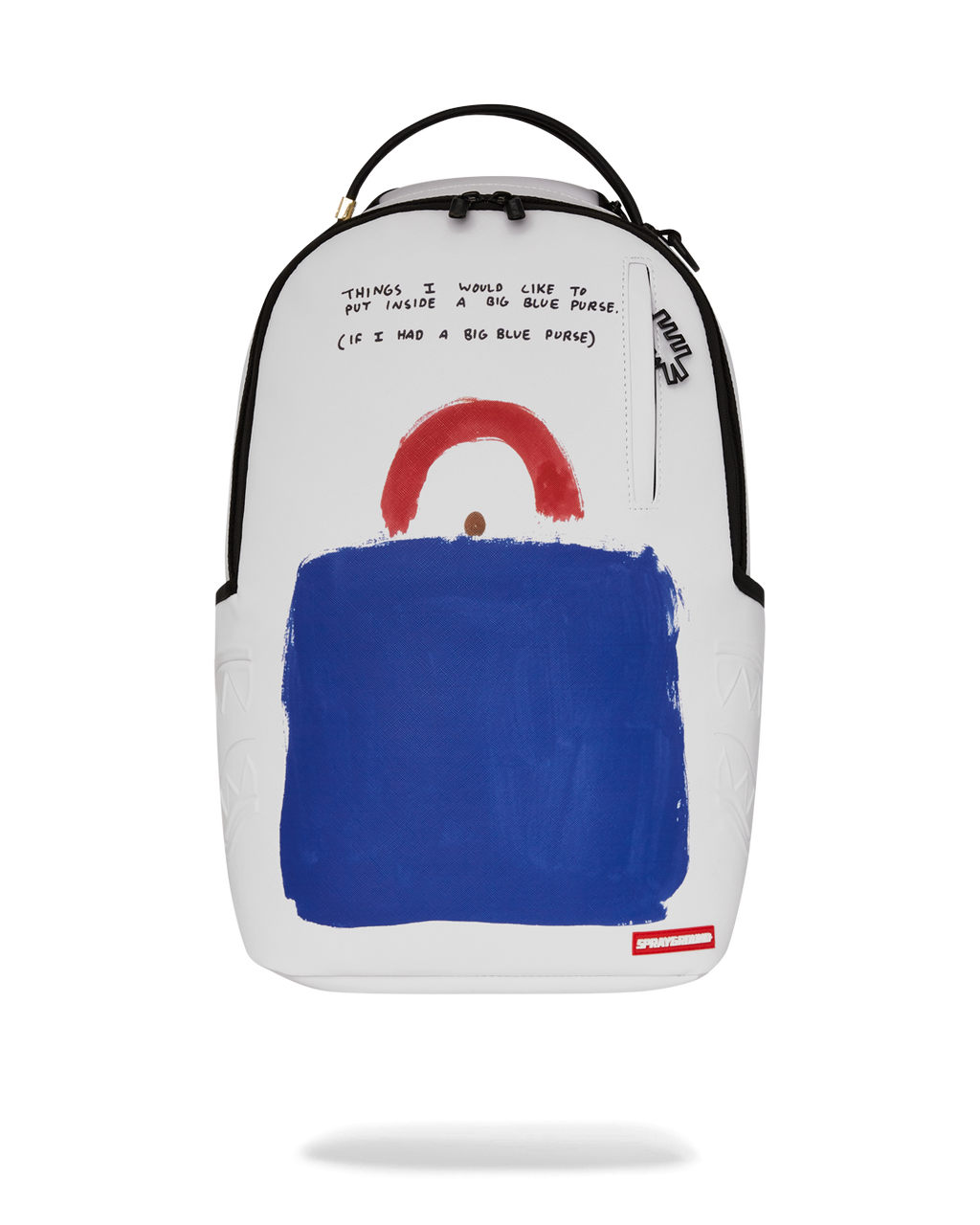 Limited Edition KEITH HARING BIG BLUE PURSE ART BACKPACK