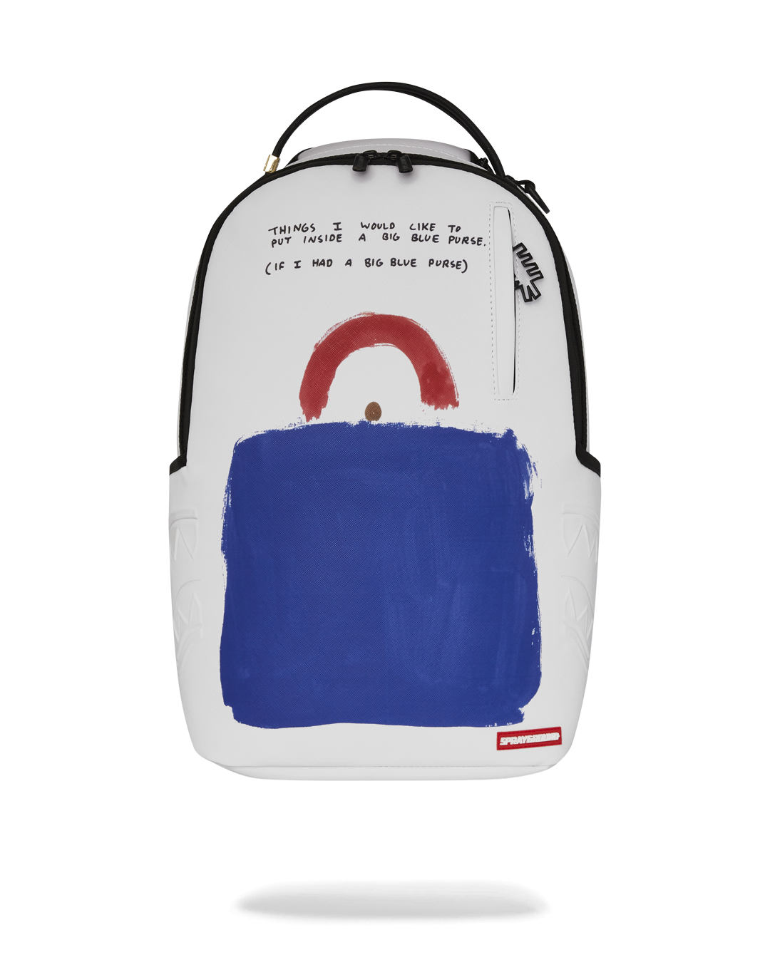 Limited Edition KEITH HARING BIG BLUE PURSE ART BACKPACK