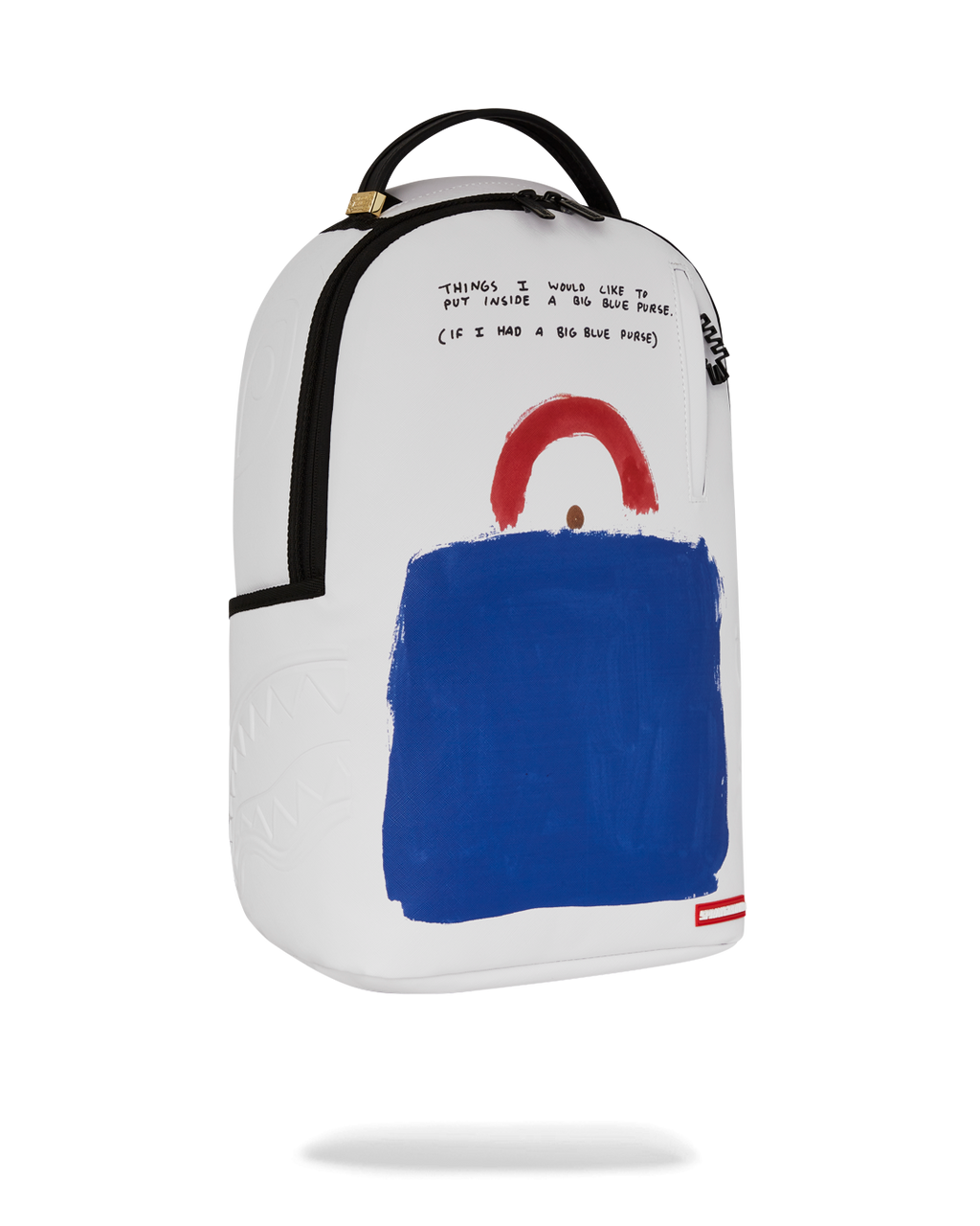 Limited Edition KEITH HARING BIG BLUE PURSE ART BACKPACK